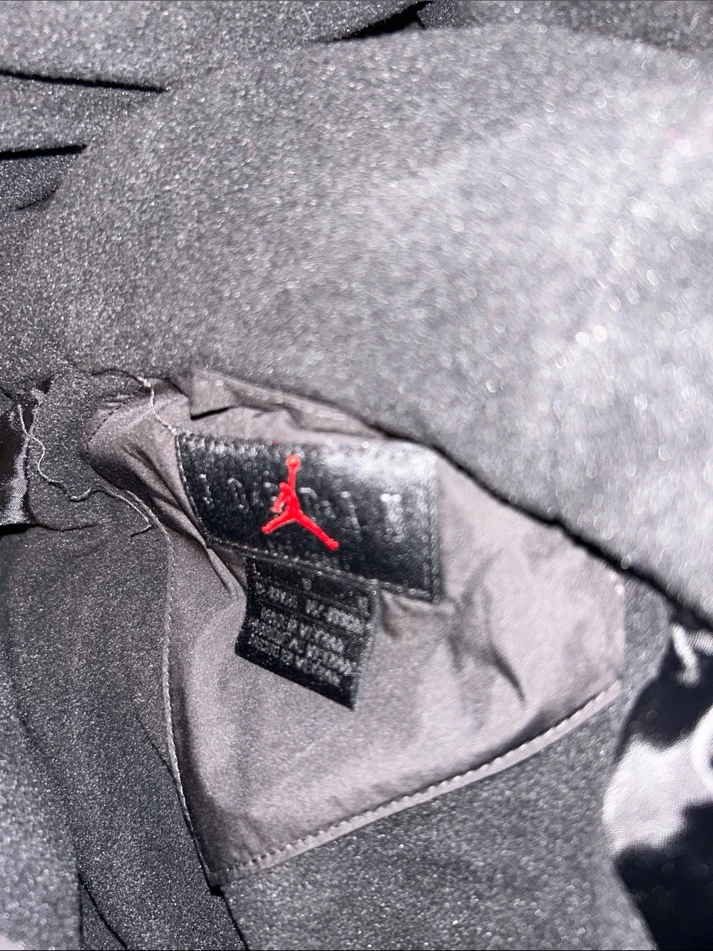 Jordan Black Quilted Puffer Jacket with Hood